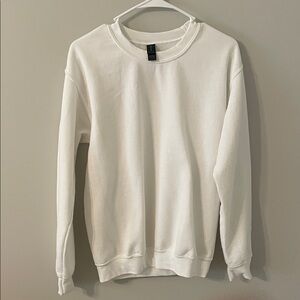 Gildan Women's Crewneck Sweater - Classic White